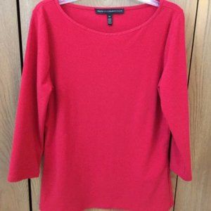 White House Black Market 3/4 Sleeve Stretchy Tee